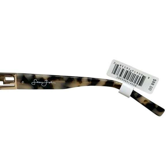 New Sean John Women’s Sunglasses Tortoise Frame. Black, brown & gold. main image 7